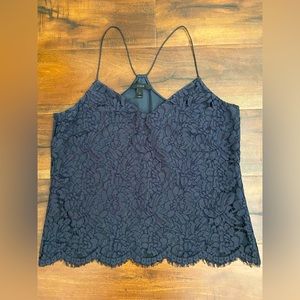 JCrew lace Cari Cami. Size 6. Fully lined